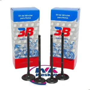 Valvula 3b De Moto Bajaj Ns 200 (adm+esc) X4