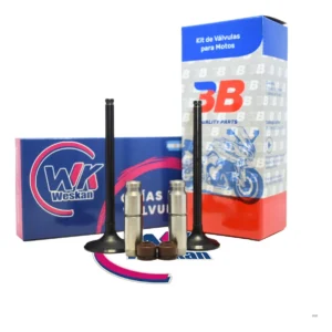Kit Valvula + Guia Fundicion 3b Honda Cg Titan 150 / Xr 150l