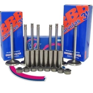 Kit Valvula + Guia Fund. 7mm Chevrolet Corsa 1.6 8v + Reten