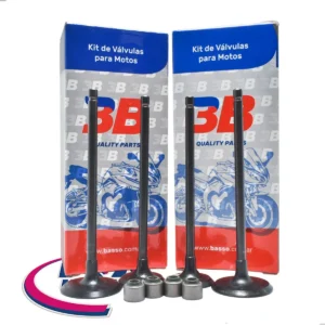 Valvula 3b De Bajaj Rouser Pulsar Ns 200 + Retenes Metálicos