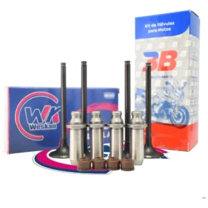 Kit Valvula 3b + Guias Fundicion Honda Twister / Tornado 250