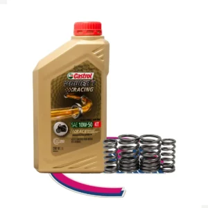 Resorte De Válvula Mpi Kayak 150 Blando + Aceite Castrol P1r