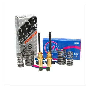 Kit Premium Válvula Honda Cg Storm Fan 125 + Resorte + Guia
