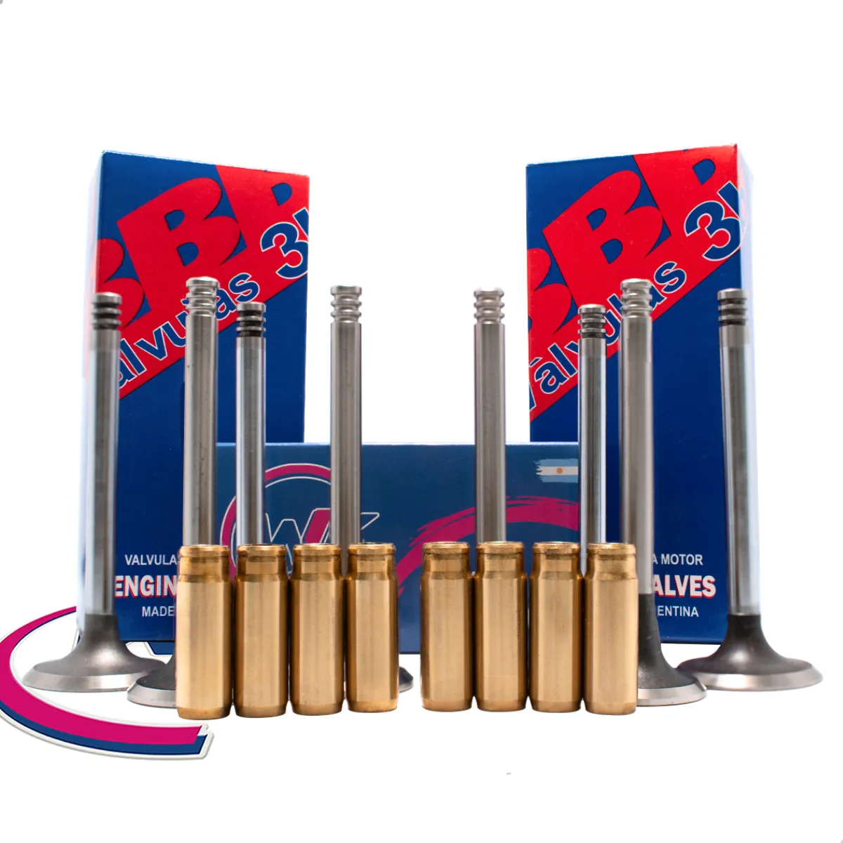 Kit Guia Bronce + Valvula 3b Vw Gol 1.6 Audi 1.8 8v Motor Ap