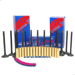 Kit Valvula + Guia Bronce Chevrolet Aveo / Corsa 1.6 16v X16