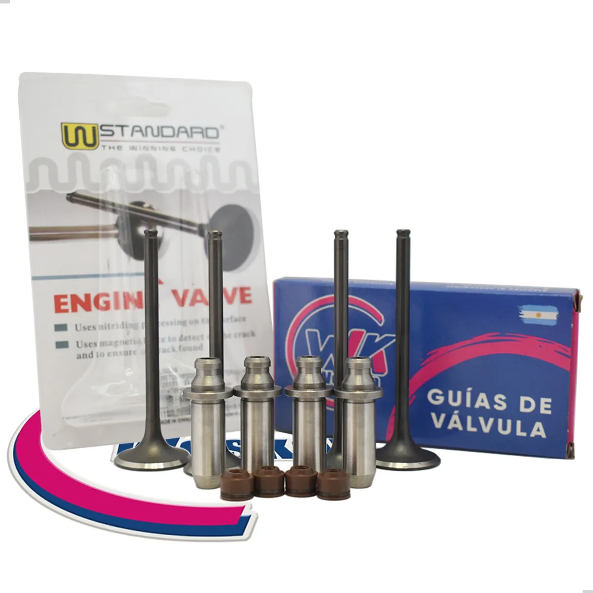 Kit Valvula + Guías Fundicion Honda Twister / Tornado 250