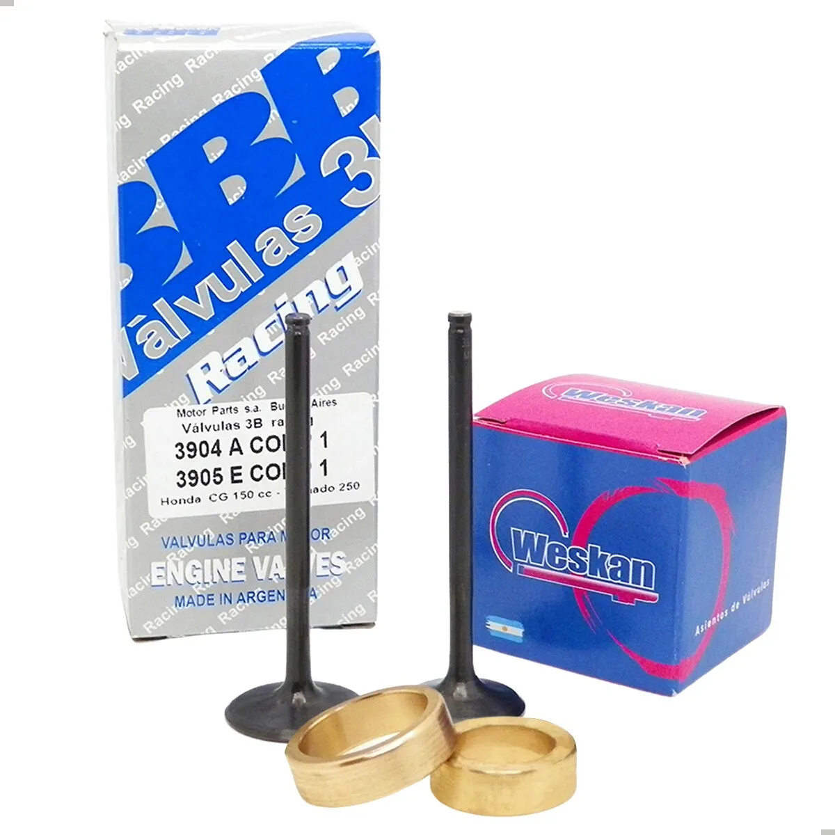 Valvula 3b Racing Mpi Cg Titan 150 30 / 26 + Asiento Bronce