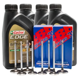Valvula Chevrolet Agile Corsa Onix 1.4 8v + Aceite Edge X4l