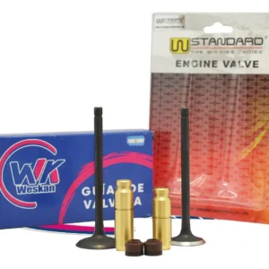 Kit Valvulas + Guías De Bronce De Moto Yamaha Fz 16 X2