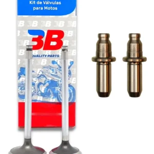 Kit Valvula + Guia Fundicion 3b Honda Cbx Aero / Nx 150