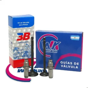 Kit Valvula + Guias Fund. Zanella Rx 150 / Motomel Skua 150