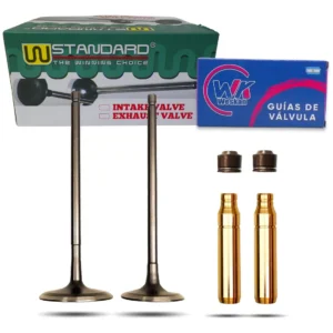 Valvulas + Guías De Bronce Bajaj Pulsar Rouser 200 / 220 X2