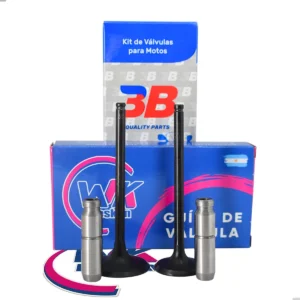 Kit Guia Fundición Weskan + Valvula De Moto 3b Honda Cb 190