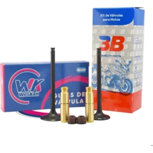 Kit Valvula + Guia Bronce 3b Honda Cg Titan 150 / Xr 150 L