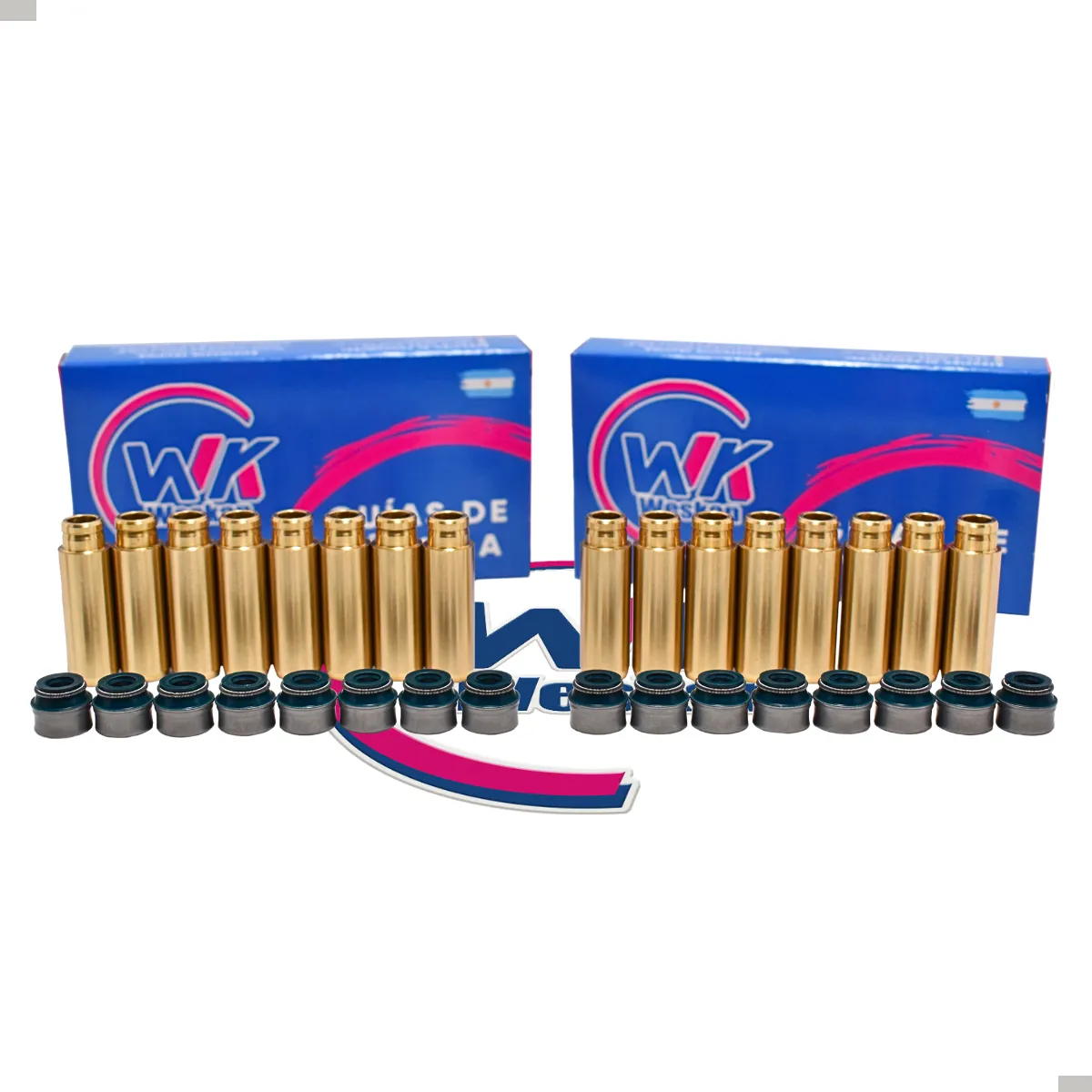 Guia De Válvula Vw Gol / Suran / Polo 1.6 16v Bronce + Reten
