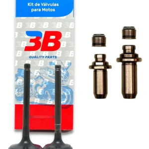 Kit Valvula + Guias Fundicion 3b Gilera Smash 125 + Retenes