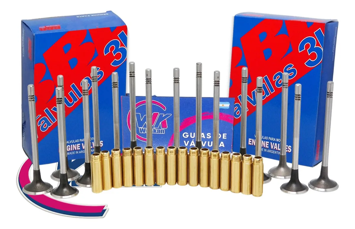 Kit Guias Bronce + Válvula 3b Volkswagen Amarok 2.0 Tdi X16