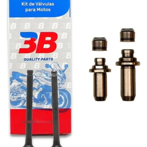 Kit Valvula + Guia Fundicion 3b Honda Biz / Cd 100