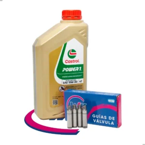 Guia De Válvula Bajaj Rouser Pulsar Ns 200 + Aceite Castrol